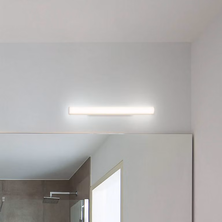 Wever & Ducré Lighting Applique da parete Mirba 2.0, Bianco / Opale, Bagno, Plastica, Applique