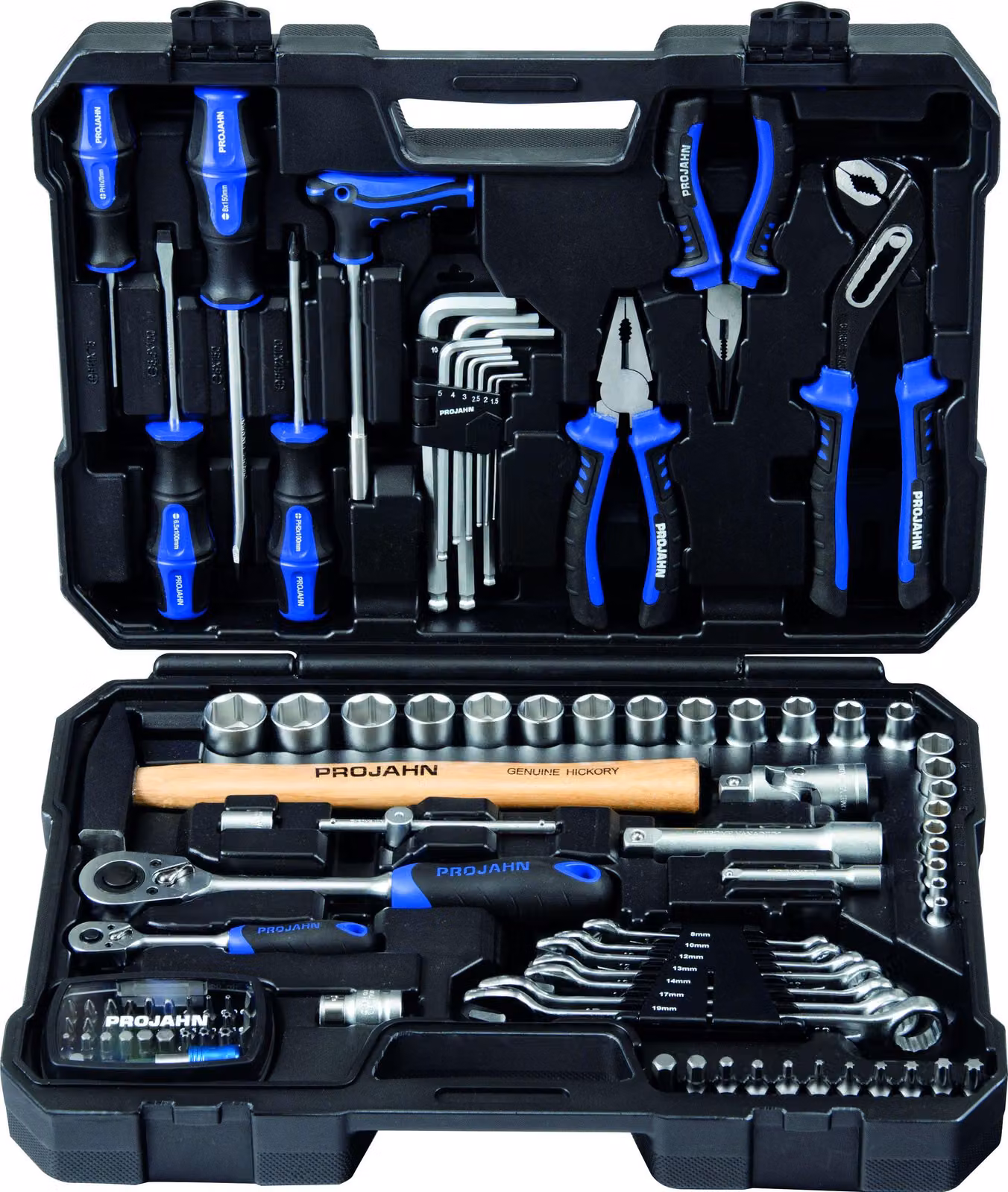 Projahn Werkzeugkoffer Set proficraft 98 tlg. (Werkzeugset, Werkzeugtasche) 8666