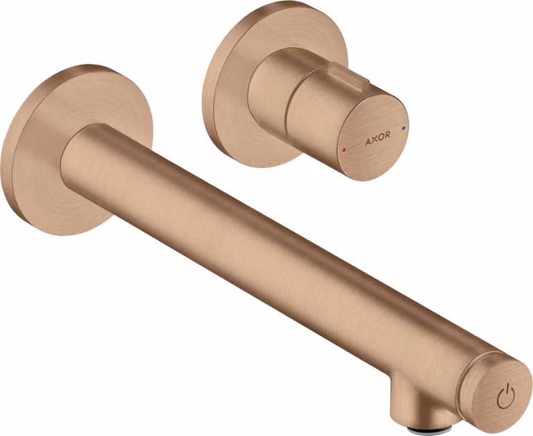 hansgrohe AXOR Uno Select Table de mixage encastrée, montage mural, saillie 220mm, 45113310, 45113310