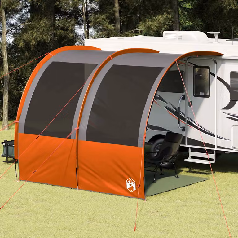 Telo impermeabile vidaXL in poliestere, disponibile in grigio o arancione, L: 300 cm, P: 260 cm, H: 260 cm