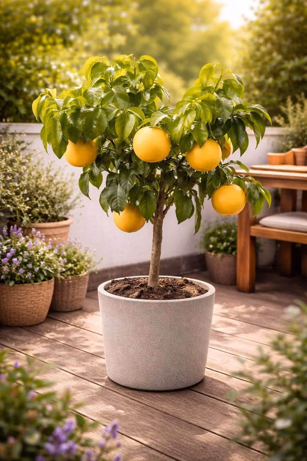 Citrus Paradisi, albero di pompelmo 70–100 cm – Pianta di pompelmo, albero di agrumi esotico per casa, terrazza e giardino