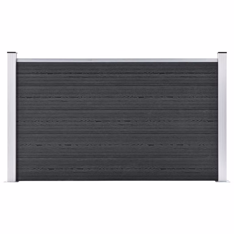 Recinzione da giardino WPC 526x106 cm grigio