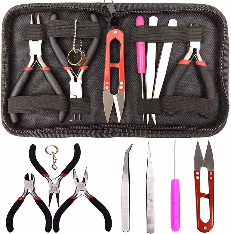 Set di 8 utensili per la creazione e la riparazione di gioielli