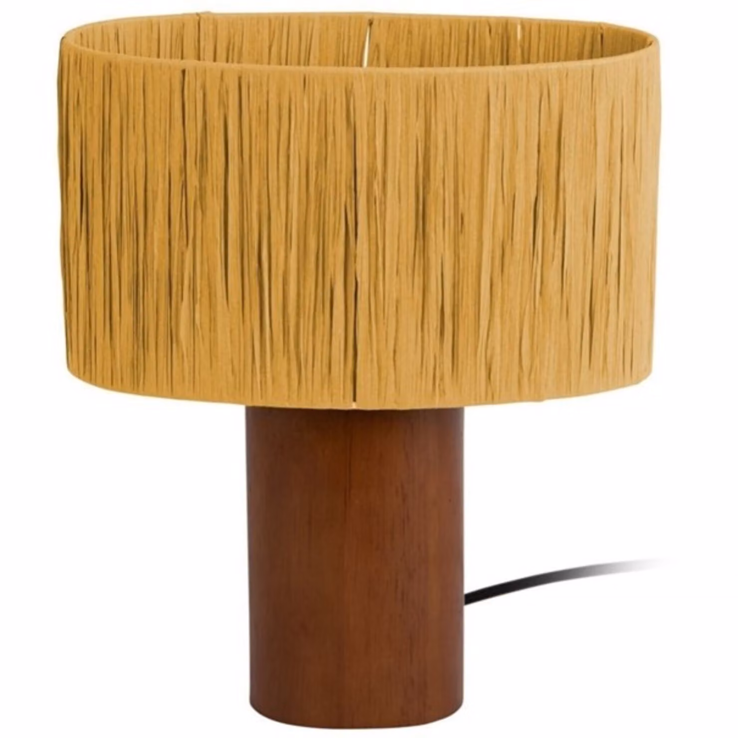 Leitmotiv - Lampada da tavolo ovale Sheer - Giallo ocra
