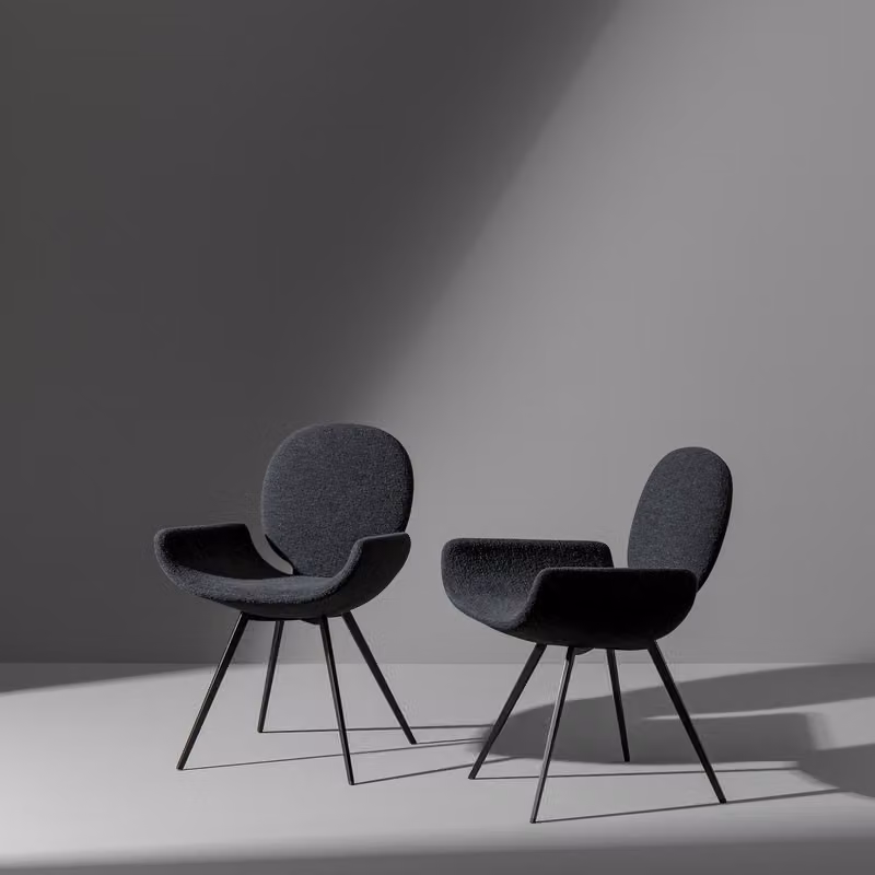 Sedia Youpi Bonaldo gambe in metallo