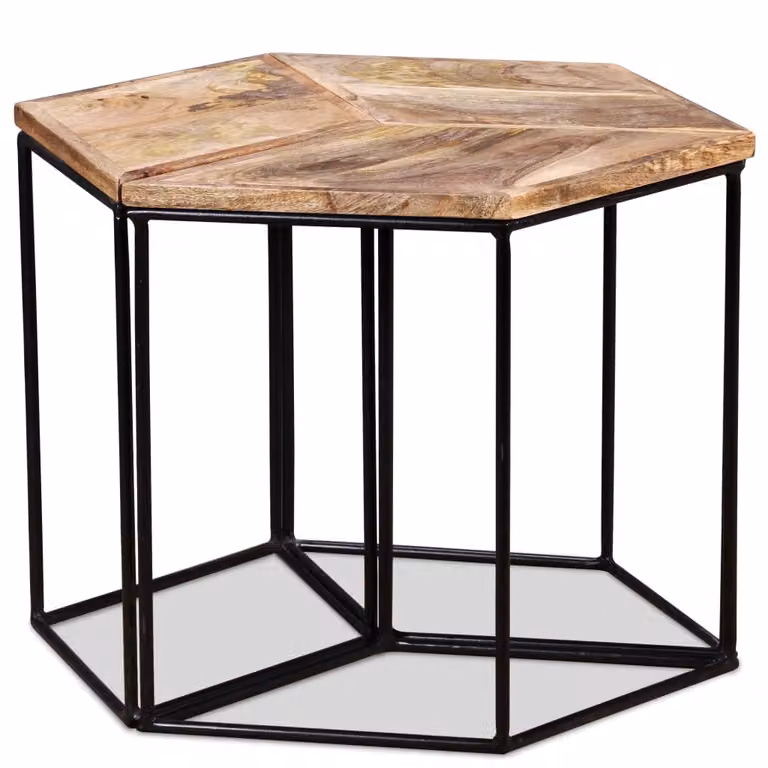 Maison Exclusive - Tavolino in legno massello di mango 56x48x40 cm