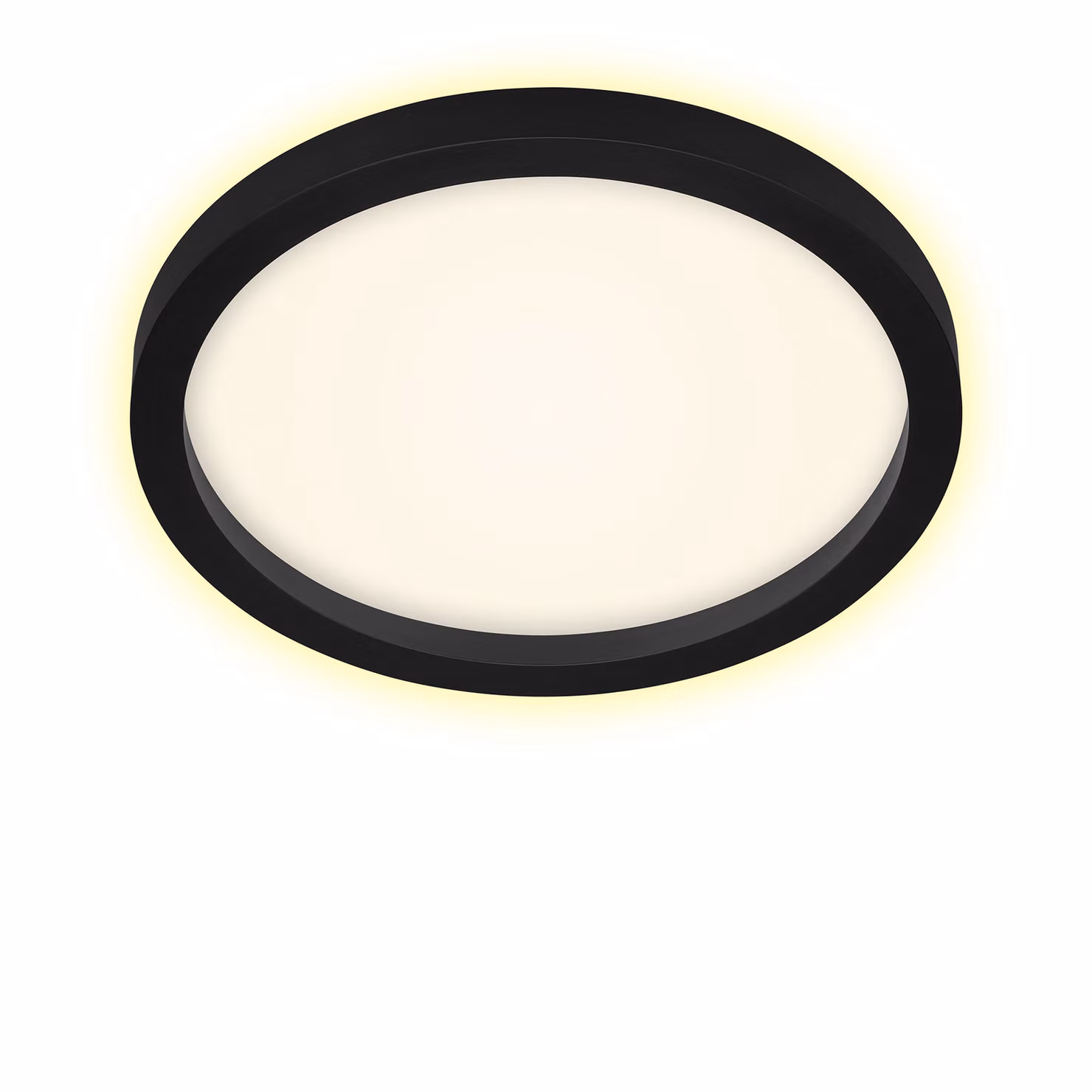 Briloner Cadre LED con effetto controluce nero rotondo