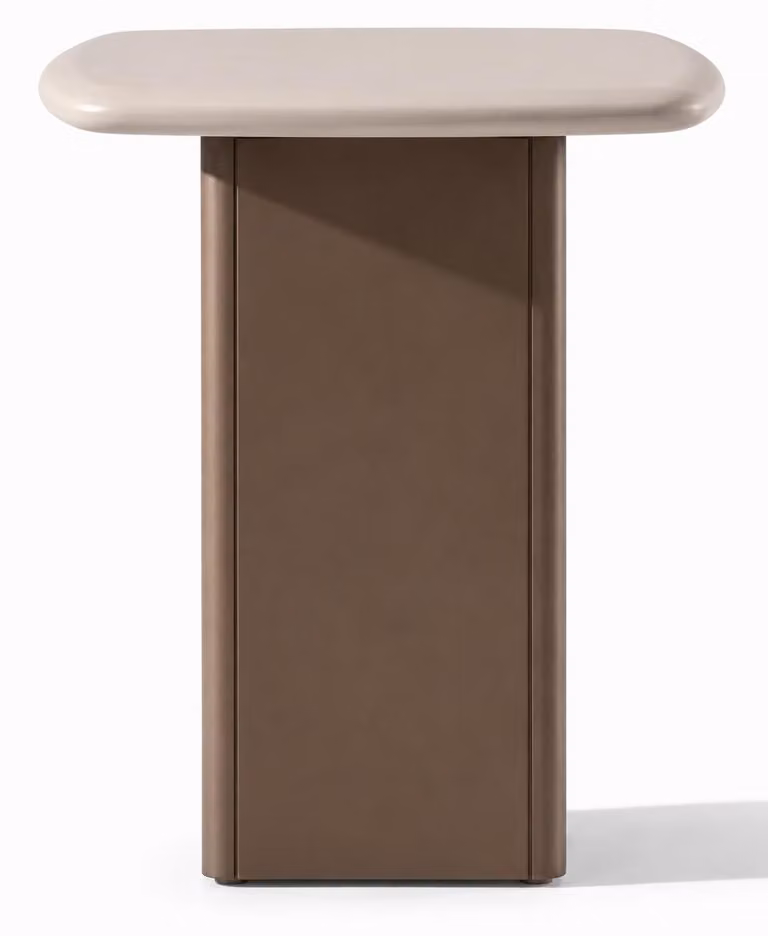 Tavolino ausiliario, stile moderno, colore grigio, nuovo, pratico, comodo, ideale per il soggiorno