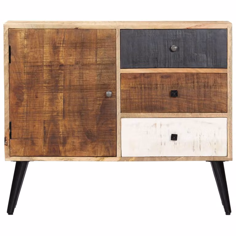 vidaXL Credenza 88×30×73 cm Legno massiccio di mango