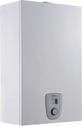 Scaldabagno a gas Acquaprojet Blue Fi nei colori blu e bianco