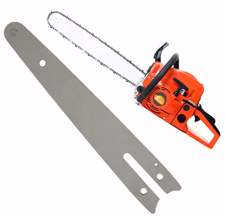 Rosfix Barra Red Shark RS11 20" – 55 cm, Scanalatura da 1,3 mm, Passo da 1/4" | Acciaio Temprato, Resistente, per Motoseghe da 20 Pollici