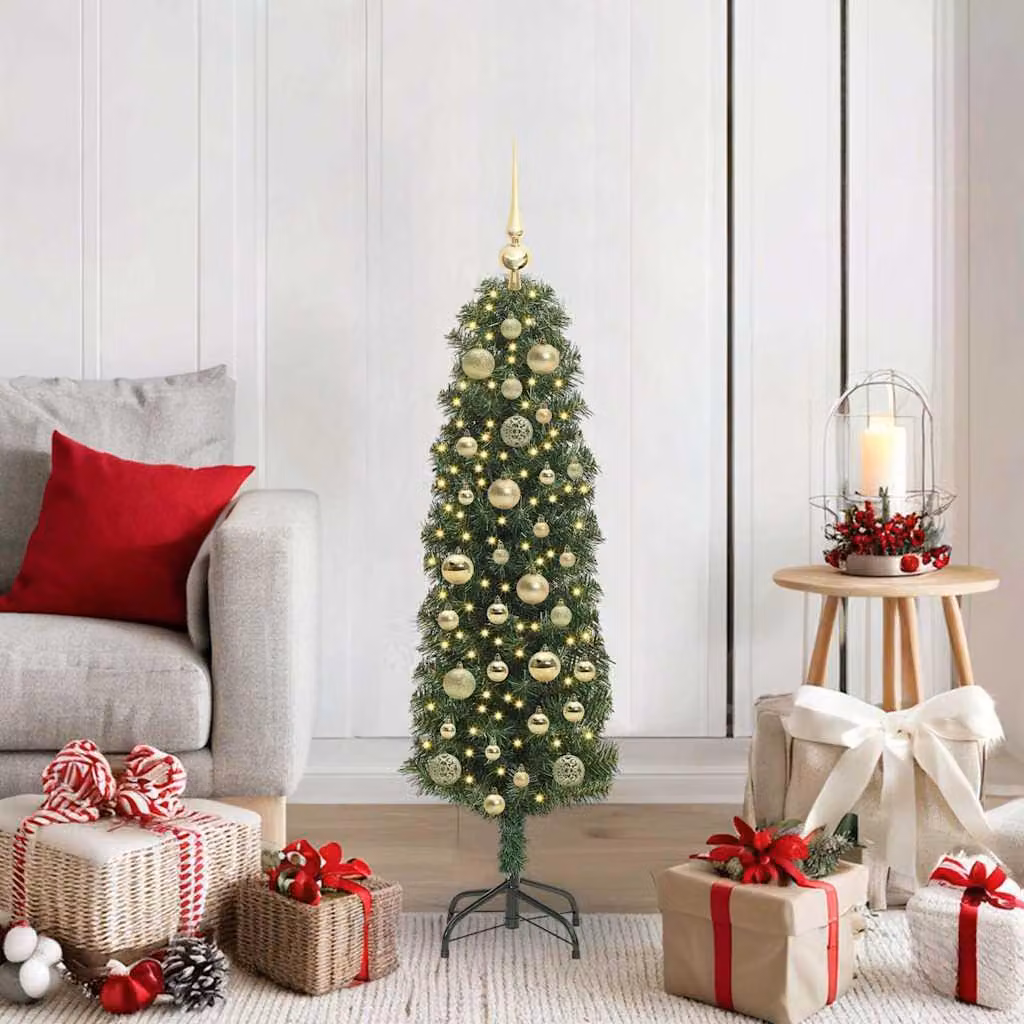 Maison Exclusive - Albero di Natale artificiale con 150 LED e supporto, verde, 120 cm