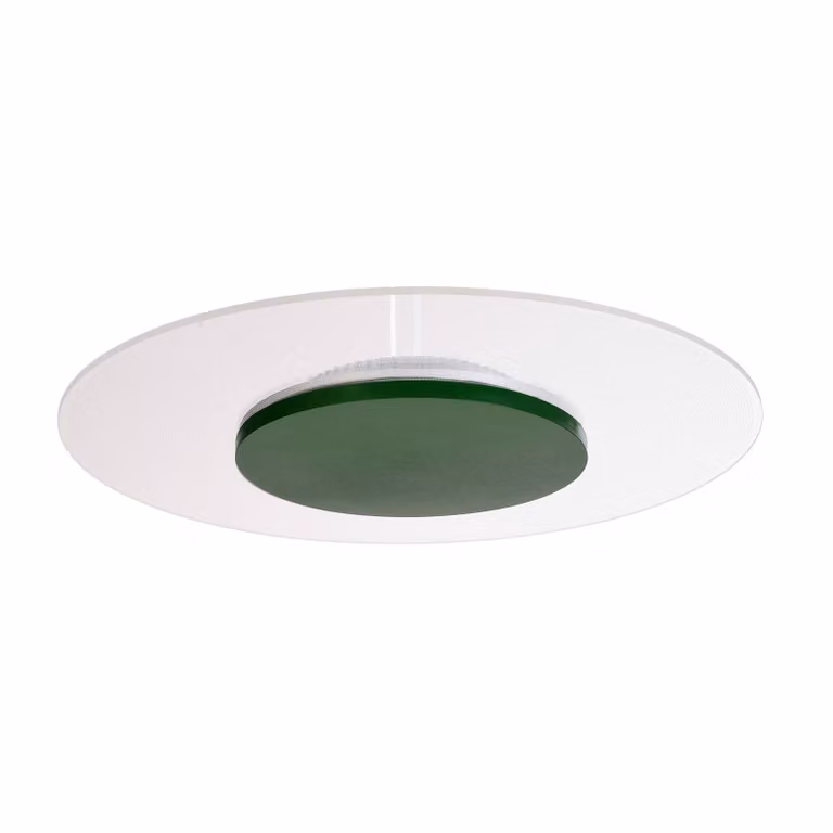 Deko-Light Plafoniera a LED Zaniah, dimmerabile, Verde, Soggiorno / Sala da pranzo, Alluminio, Moderno, Plafoniera LED