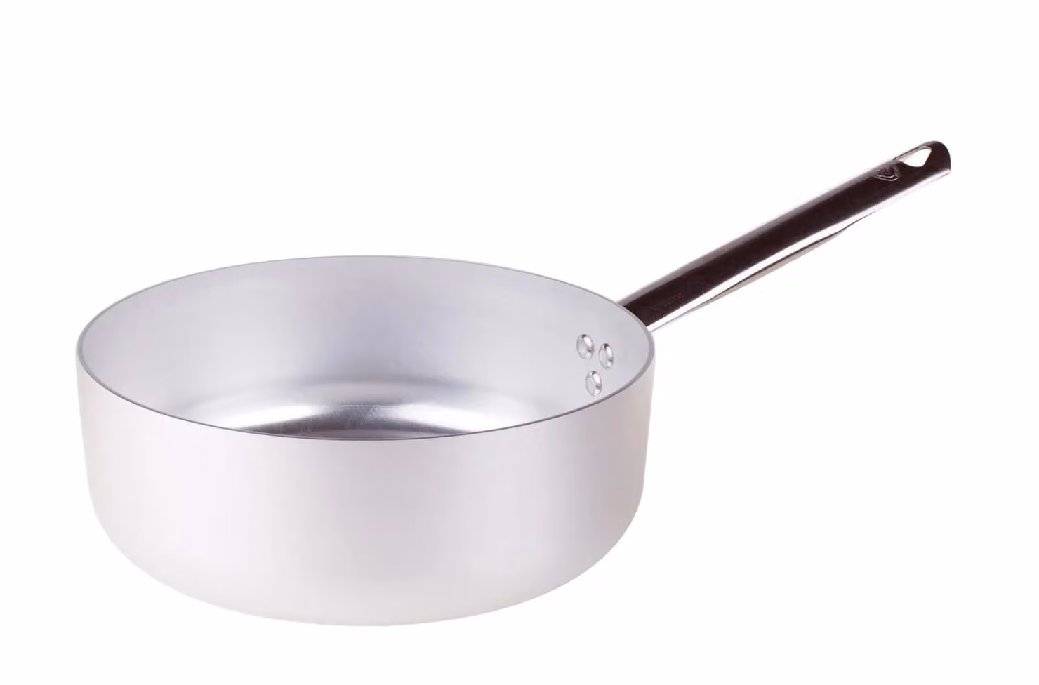 Casseruola Bassa in alluminio 3mm con un manico, diam. 20cm