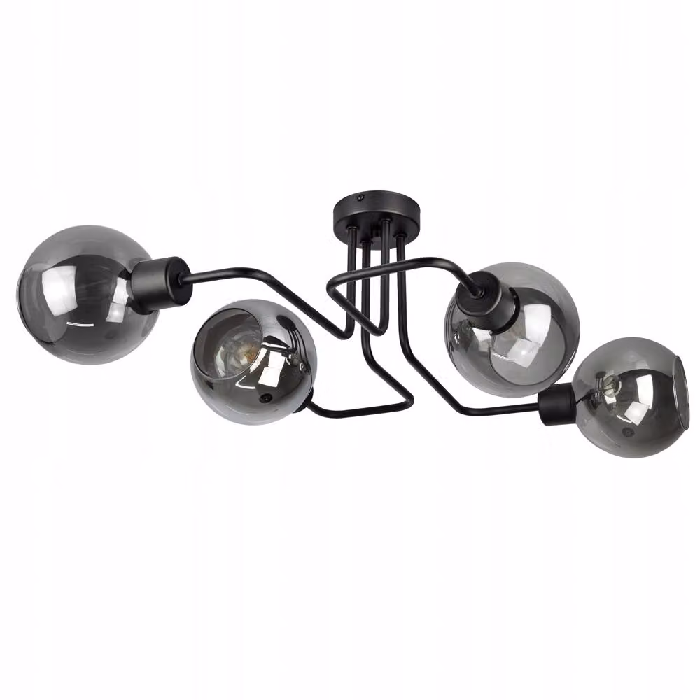 Lampada da soffitto Lampada a sospensione Ball Nero Grigio Bianco (N100-EK4)