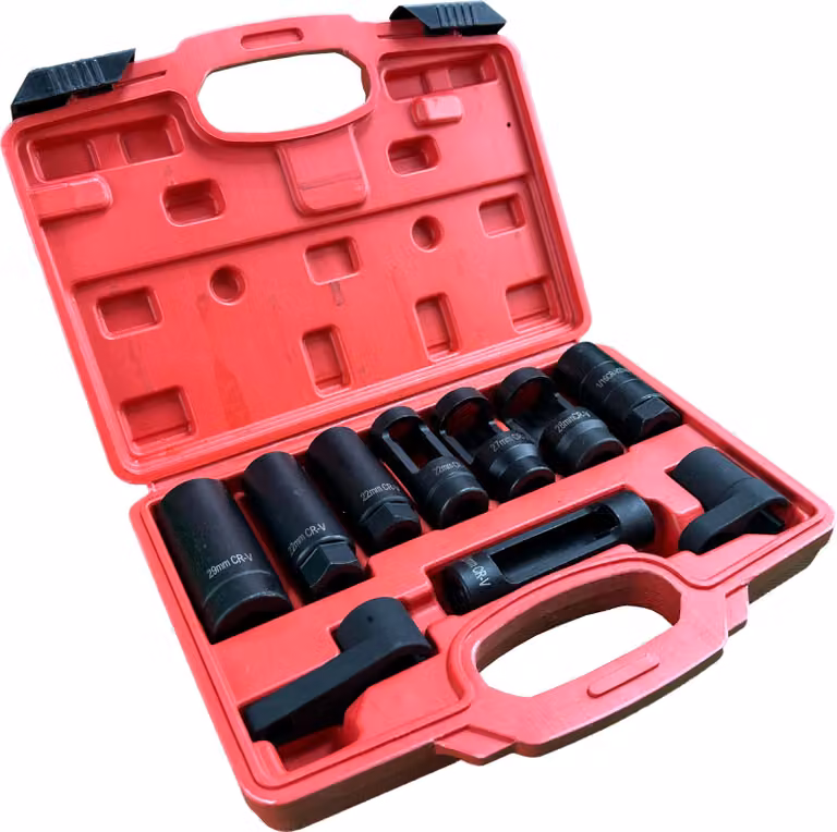 Set di chiavi per sonda lambda, 10 pezzi Gebo Tools