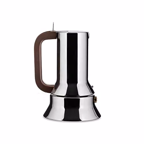 Alessi 9090/1 Caffettiera Espresso in Acciaio Inossidabile 18/10 Lucido
