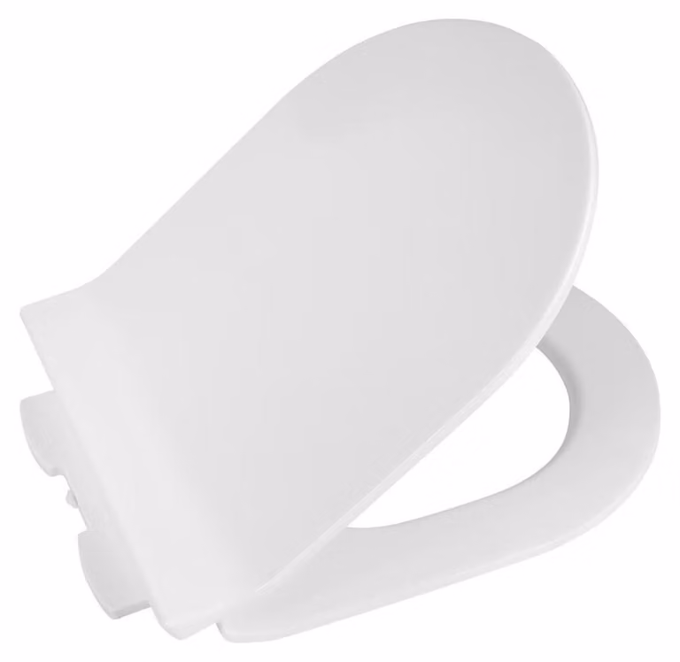 Sedile WC IMOGEN, SLIM, chiusura ammortizzata, bianco