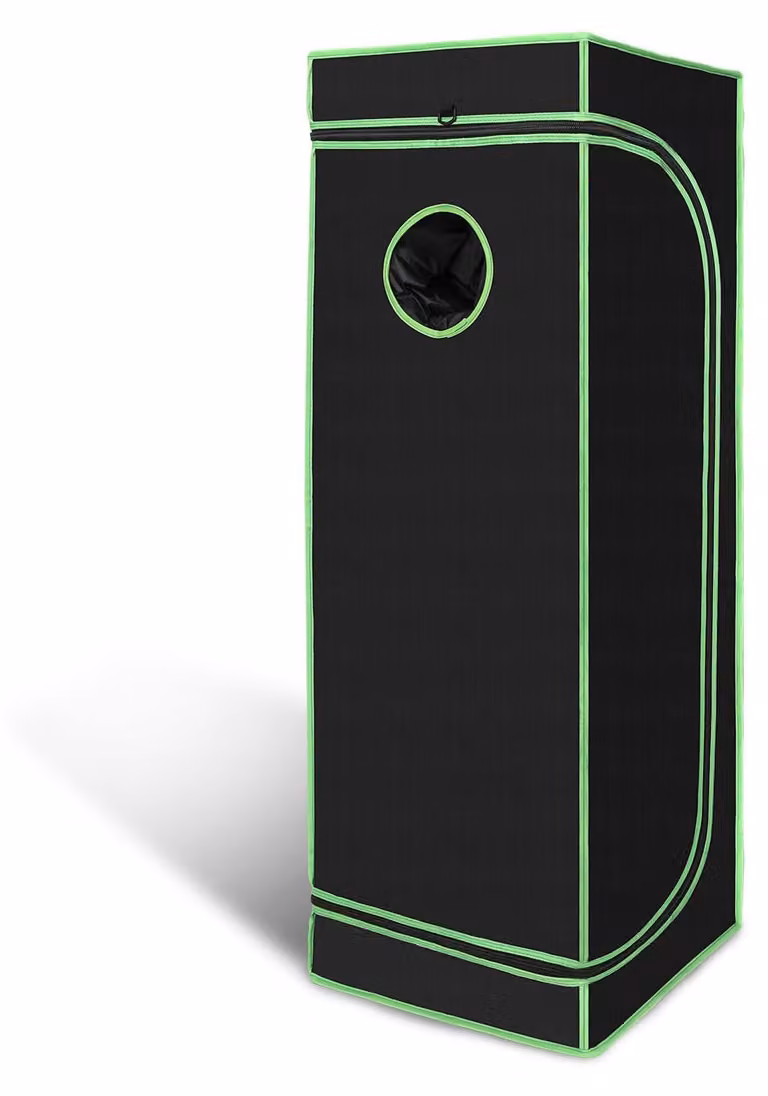 Growbox Ikodm realizzata in tessuto Oxford 600D, resistente agli strappi e ignifugo, ideale per la coltivazione di erbe aromatiche, verdure e frutta. Dimensioni: 40x40x120 cm