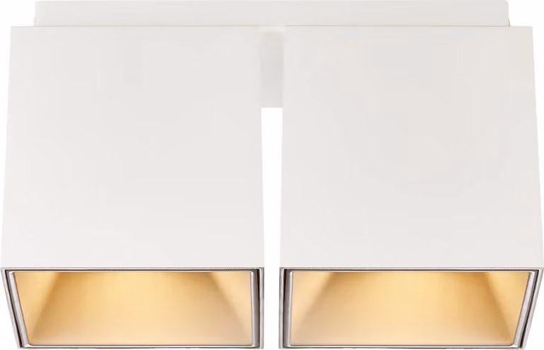 Plafoniera NORDLUX Ethan LED, Variante: 216 x 120 x 216 mm, 4 x 50 W, nero