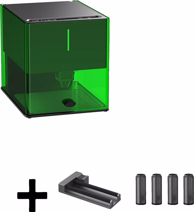 Mini macchina laser portatile, capacità di incisione versatile, design compatto, alimentazione di base da 1,5 W, spina UE