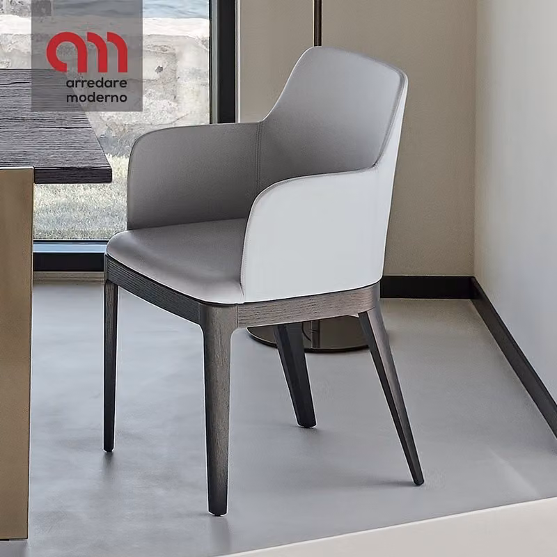 Sedia Margot Bontempi Casa in legno con braccioli