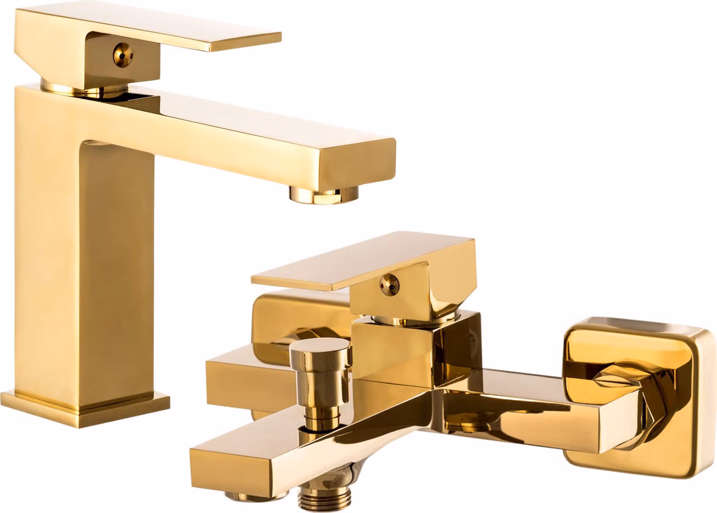 Granitan - Miscelatore per lavabo - Rubinetteria da bagno - Oro - Miscelatore per lavabo - ISTER GOLD