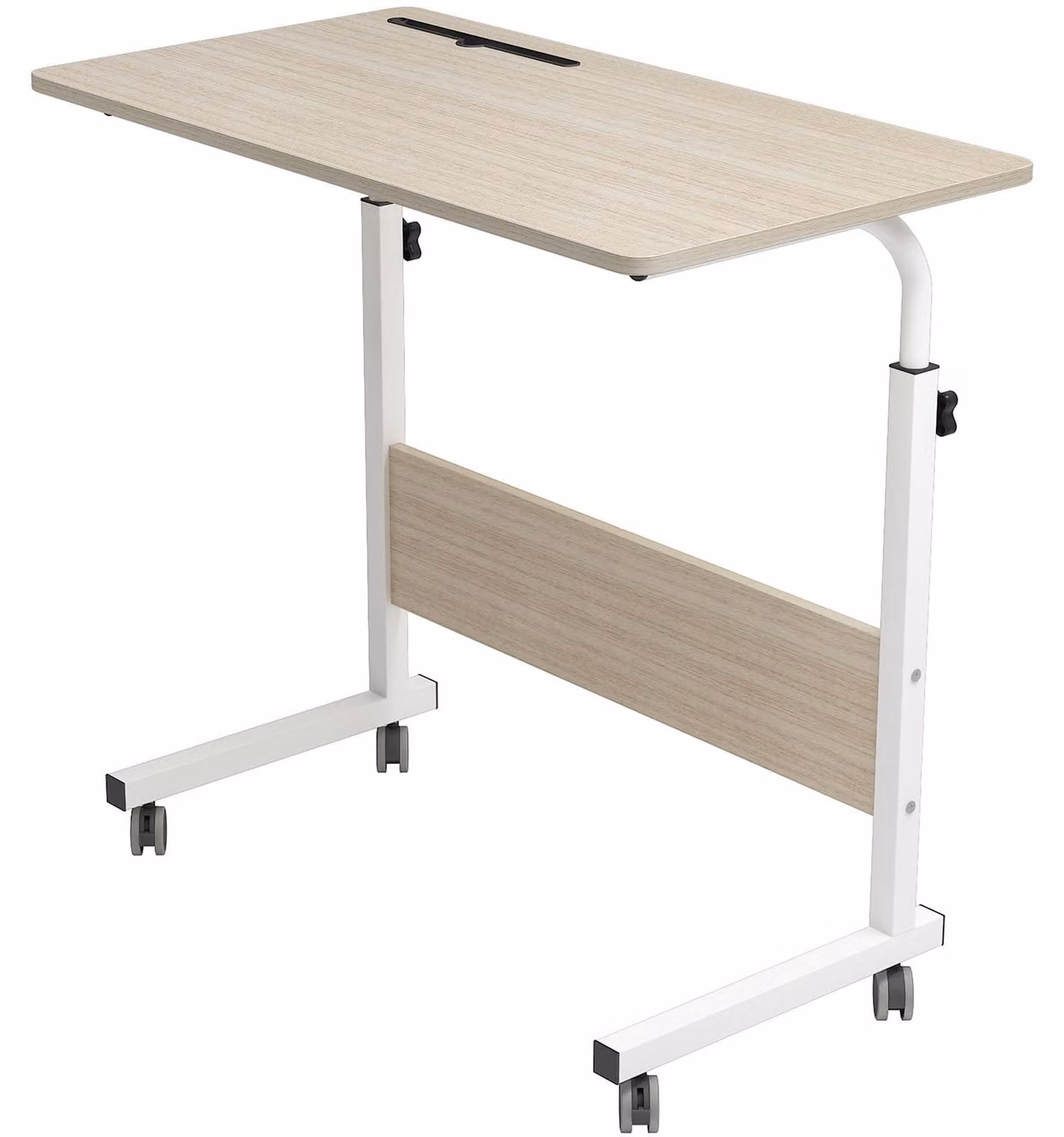 Solidchoice - Tavolo per laptop con regolazione dell'altezza e ruote