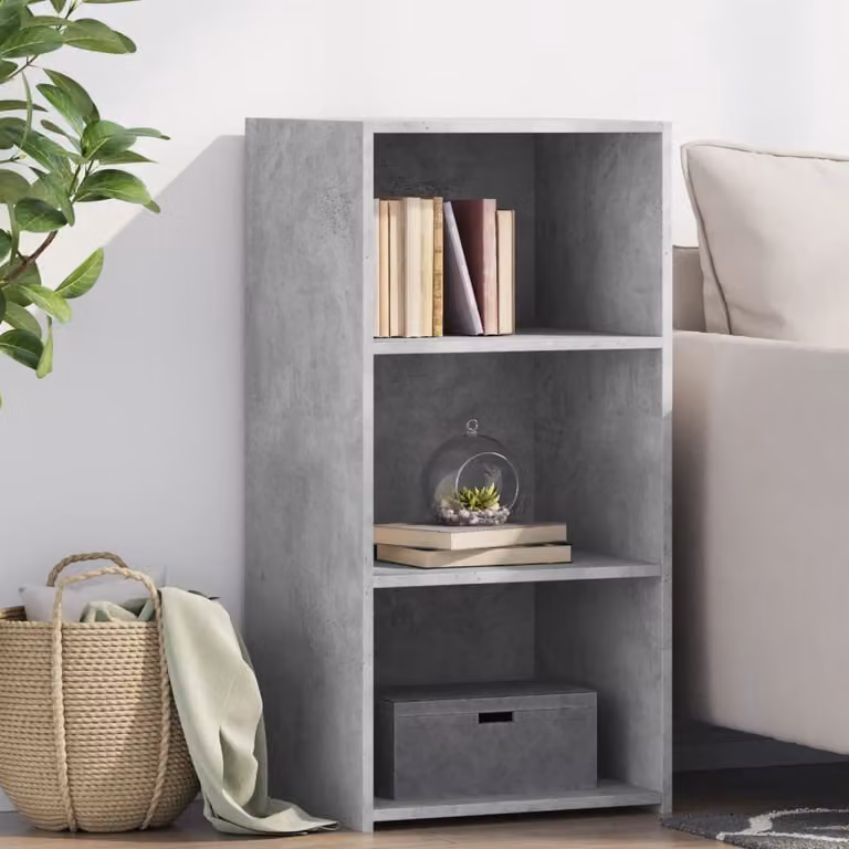 vidaXL Credenza Moderna Grigio Matt in Legno e MDF, L 45 cm x P 41 cm x H 93 cm