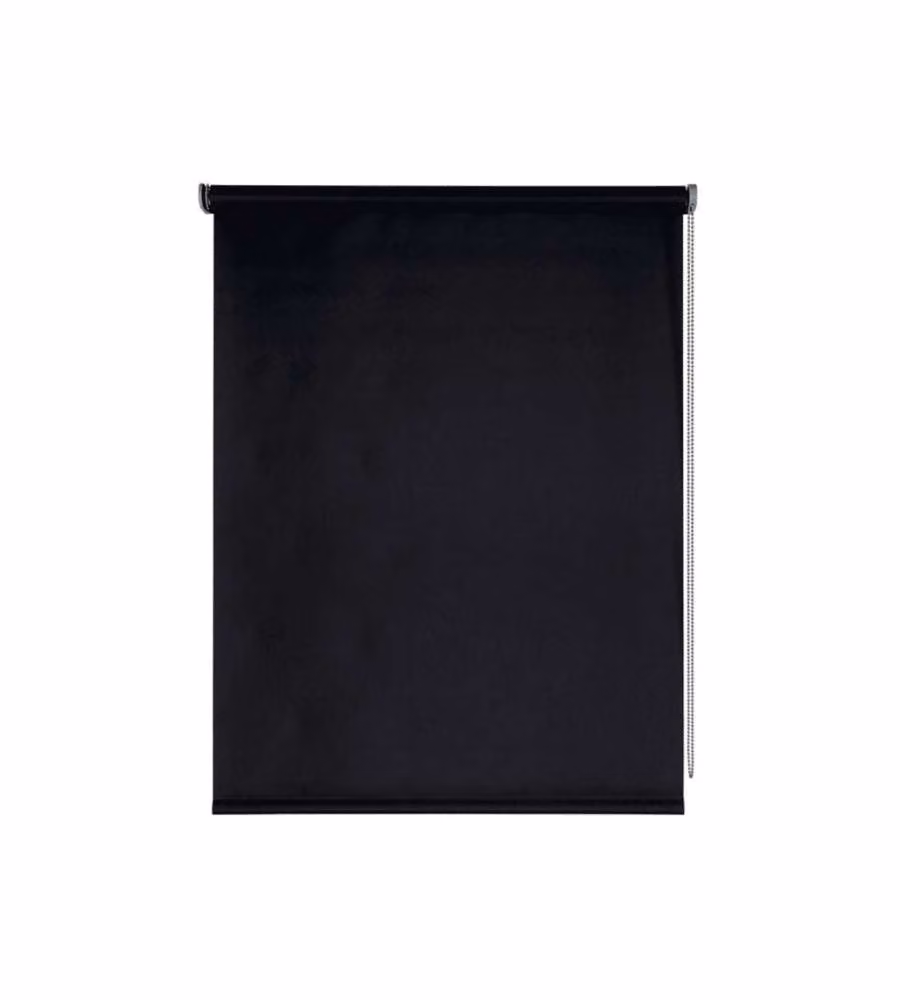 NIGHT Tenda a Rullo Oscurante Nera 80x250 cm - Controllo Luce Totale