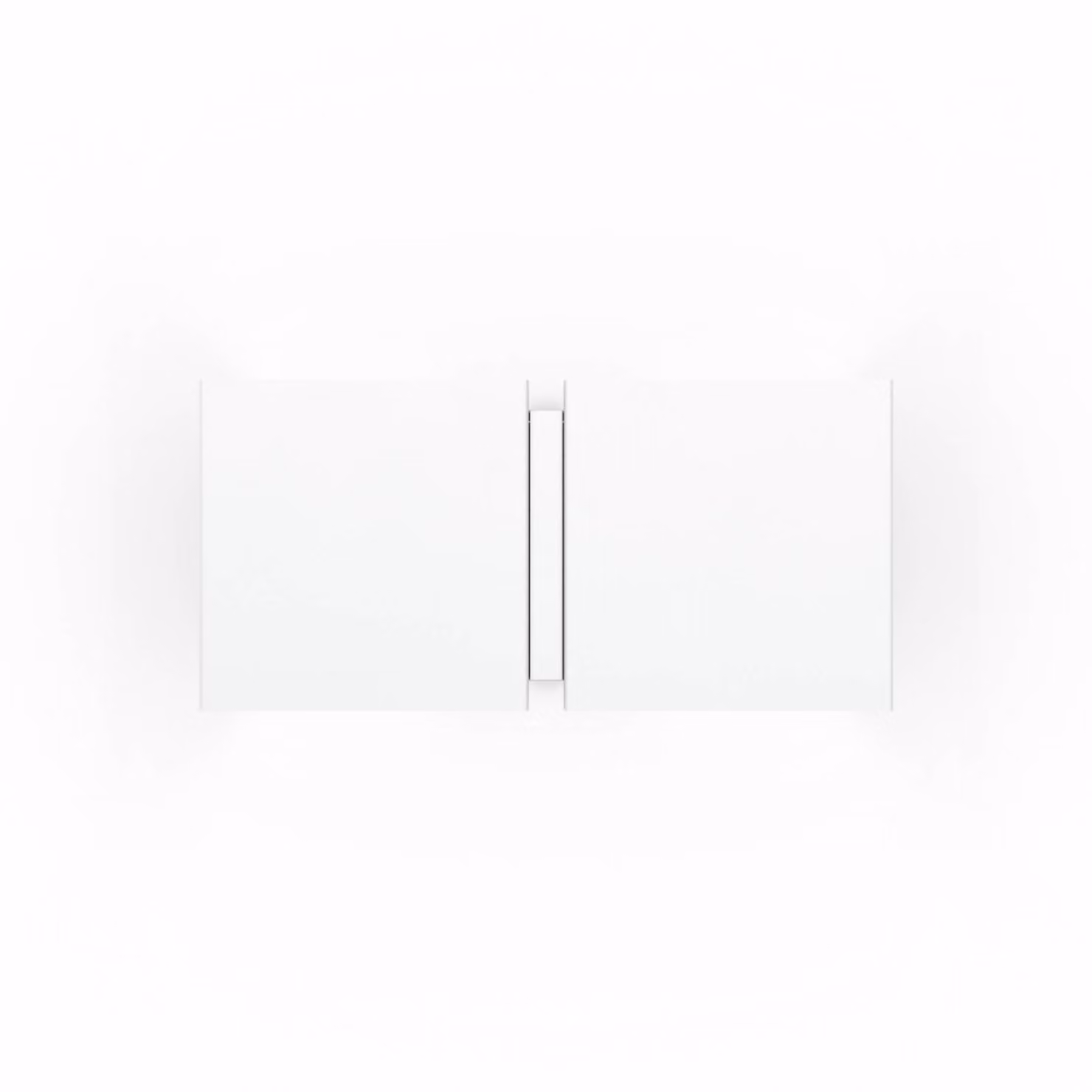Wever & Ducré Lighting Applique da parete CG Square, Bianco / Opale, Soggiorno / Sala da pranzo, Metallo, Moderno, Applique