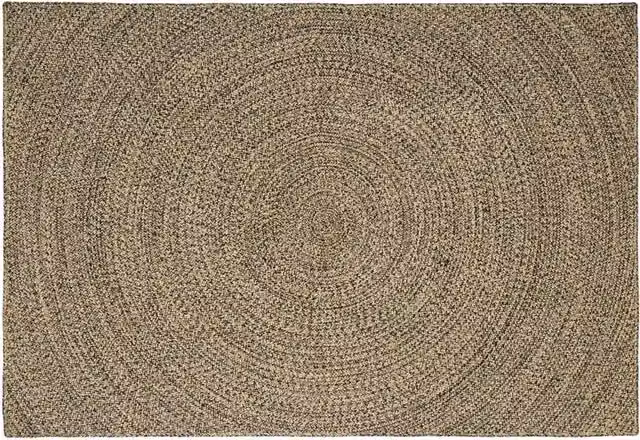 Tappeto rettangolare in juta vidaXL nero, L 200 cm x P 290 cm