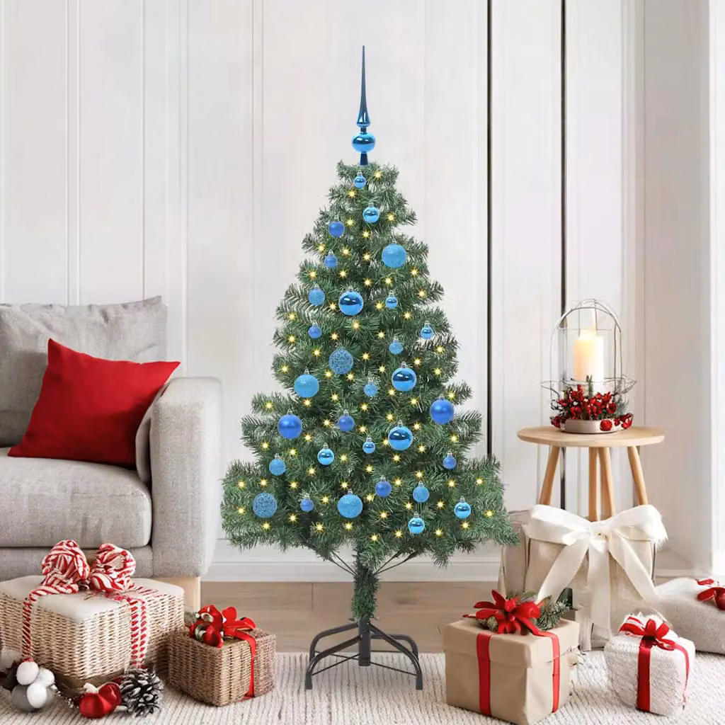 vidaXL Albero di Natale Verde 150 cm PVC