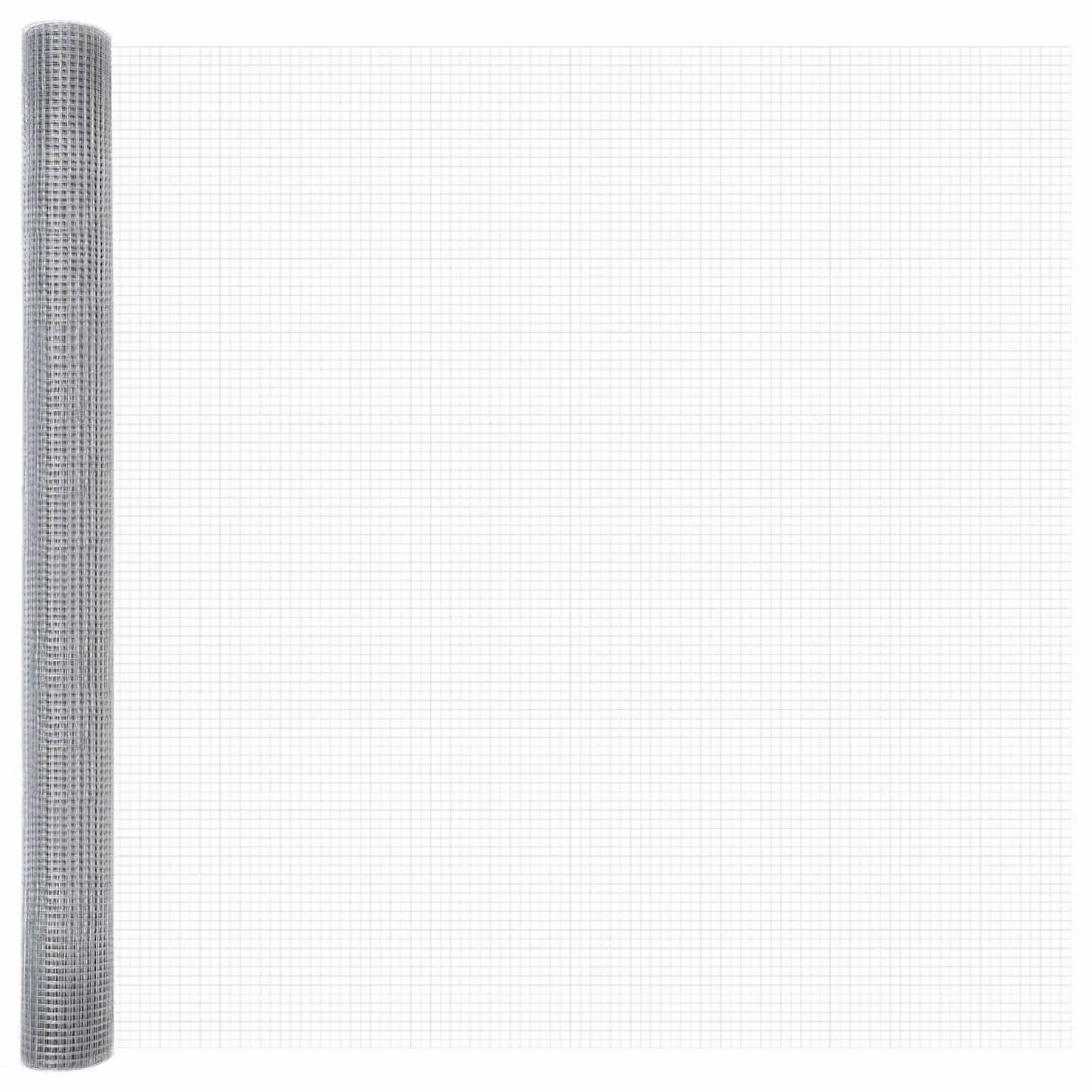Recinzione in filo metallico, dimensioni 1,6 x 10 metri, per giardino e terrazzo