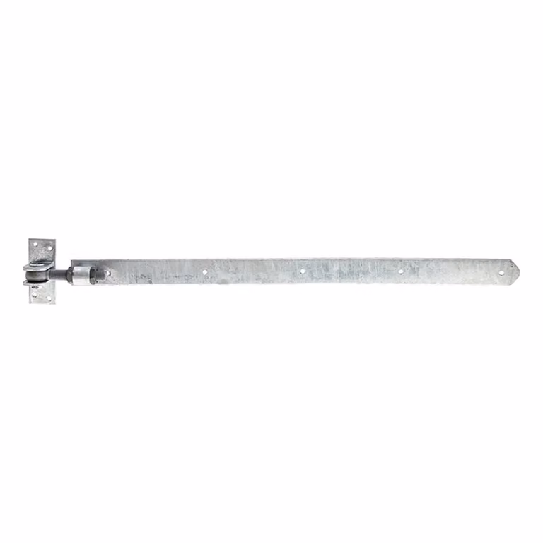 Alberts 318284 Cerniera per tapparella | diritta, estremità arrotondata, regolabile di 30 mm | zincata a caldo | 660 x 40 mm