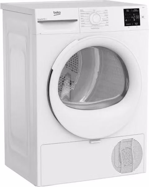 BEKO BMT73EW ASCIUGATRICE A LIBERA INSTALLAZIONE A POMPA DI CALORE - CLASSE D - CAPACITÀ 7 KG - 15 PROGRAMMI