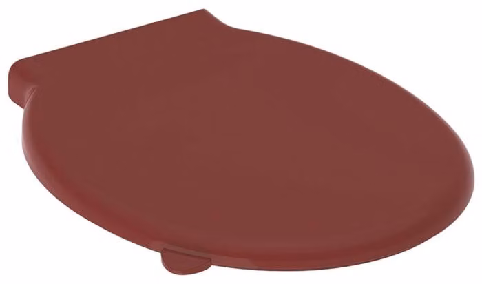 Sedile per WC Geberit Renova Comfort, antibatterico senza barriere, da sopra, rosso rubino, 500679012