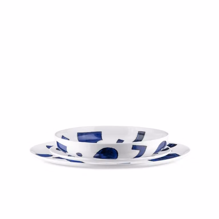 Set di piatti Itsumo-Yunoki ware Alessi 12 pezzi