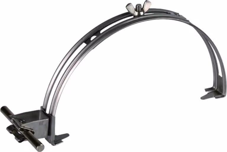 Supporto per cavi da tetto DEHN, DEHNgrip, NIRO, H 20 mm, per Rd 8 mm, regolabile, 180-280 mm, 1 pz.