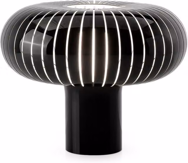 Kartell Teresa Lampada da tavolo nera con LED dimmerabile