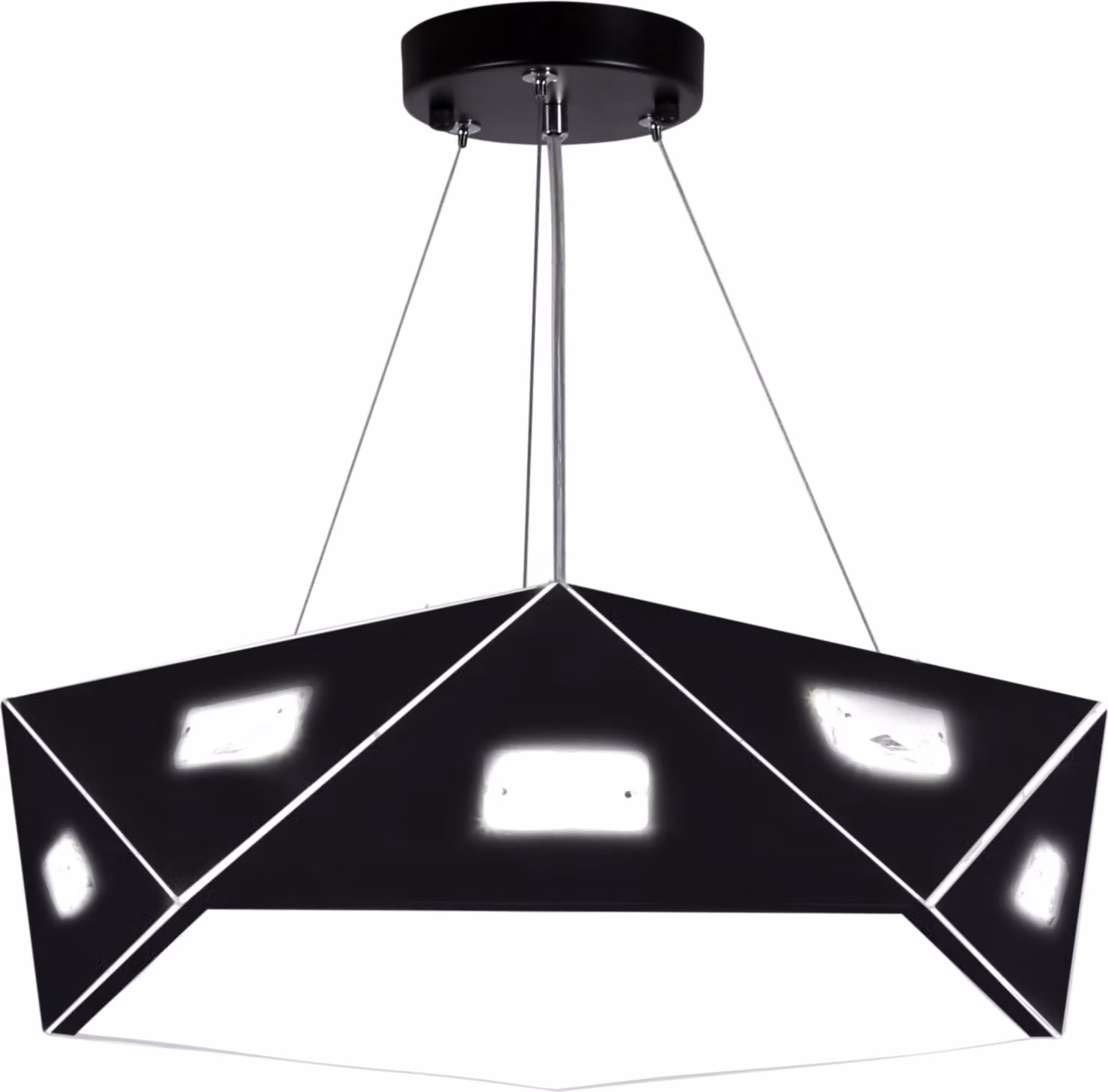 Candellux NEMEZIS Lampada a sospensione LED 31-64882 nero