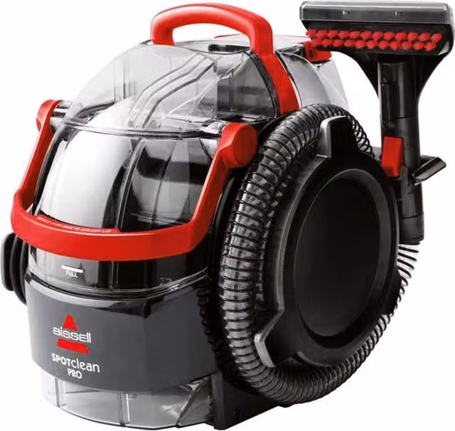 Bissell SpotClean Professional Smacchiatore con potenza di 750 W, Nero/Rosso – 2