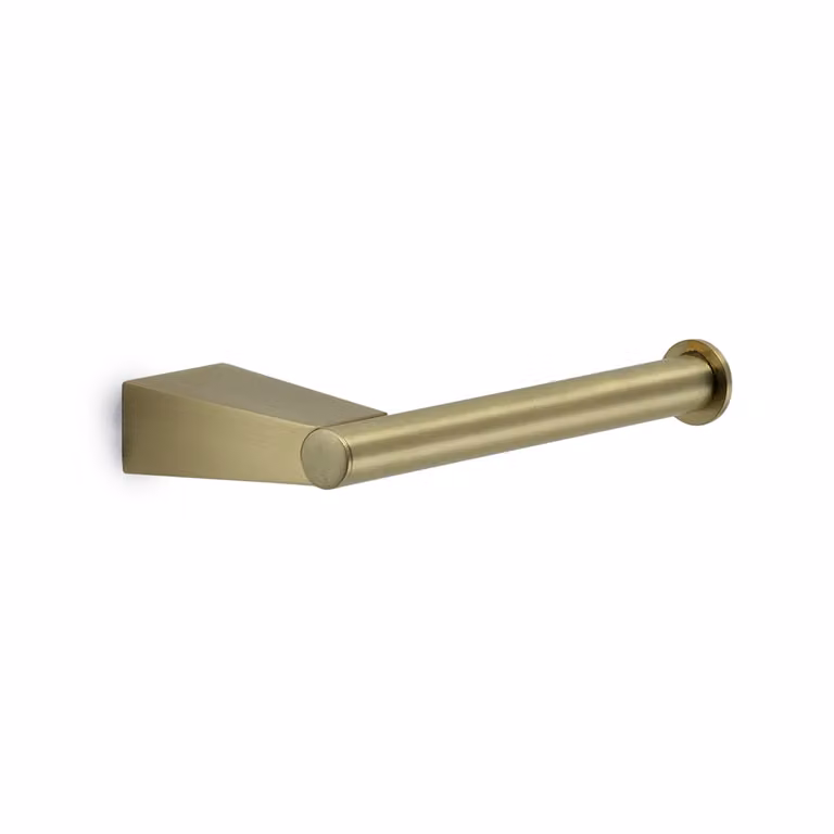 Portarotolo da muro in acciaio inox e Cromall TN24 Gedy serie TONALE Oro Matt
