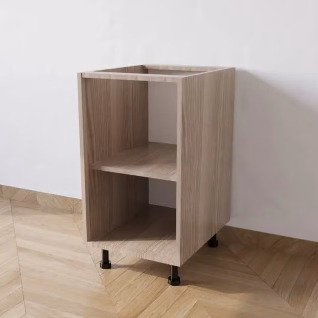 Base cucina Calandrelli in legno color olmo senza anta L 45 x P 55,5 x H 72 cm