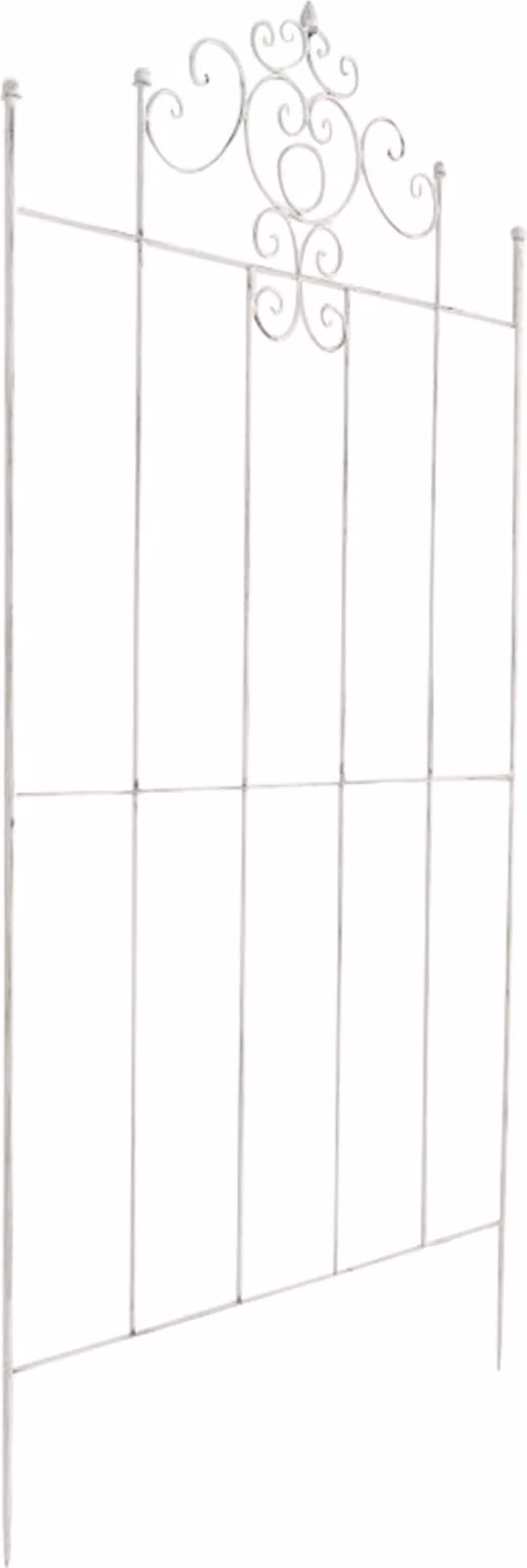 Struttura classica in metallo per arrampicata - struttura per giardinieri - elegante design indipendente | colore: bianco antico