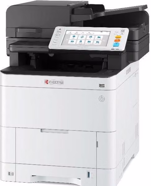 Stampante multifunzione laser Kyocera ecosys ma3500cifx A4, stampa, scansione, copia e fax, 1200 x 1200 dpi, 35 ppm, con connettività Wi-Fi, Ethernet e USB-C, bianco e nero