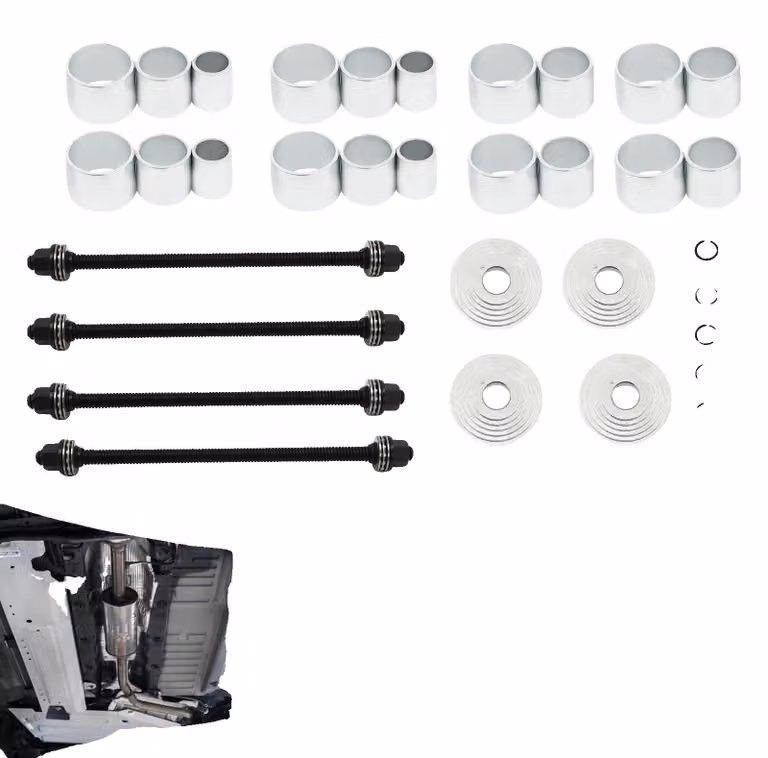 Kit di estrattori per cuscinetti, set da 28 pezzi, lunghezza del corpo di 55 mm, compatibile con filettature M10-M16, peso di 12,8 kg, dimensioni 42 cm x 9,5 cm x 35,5 cm