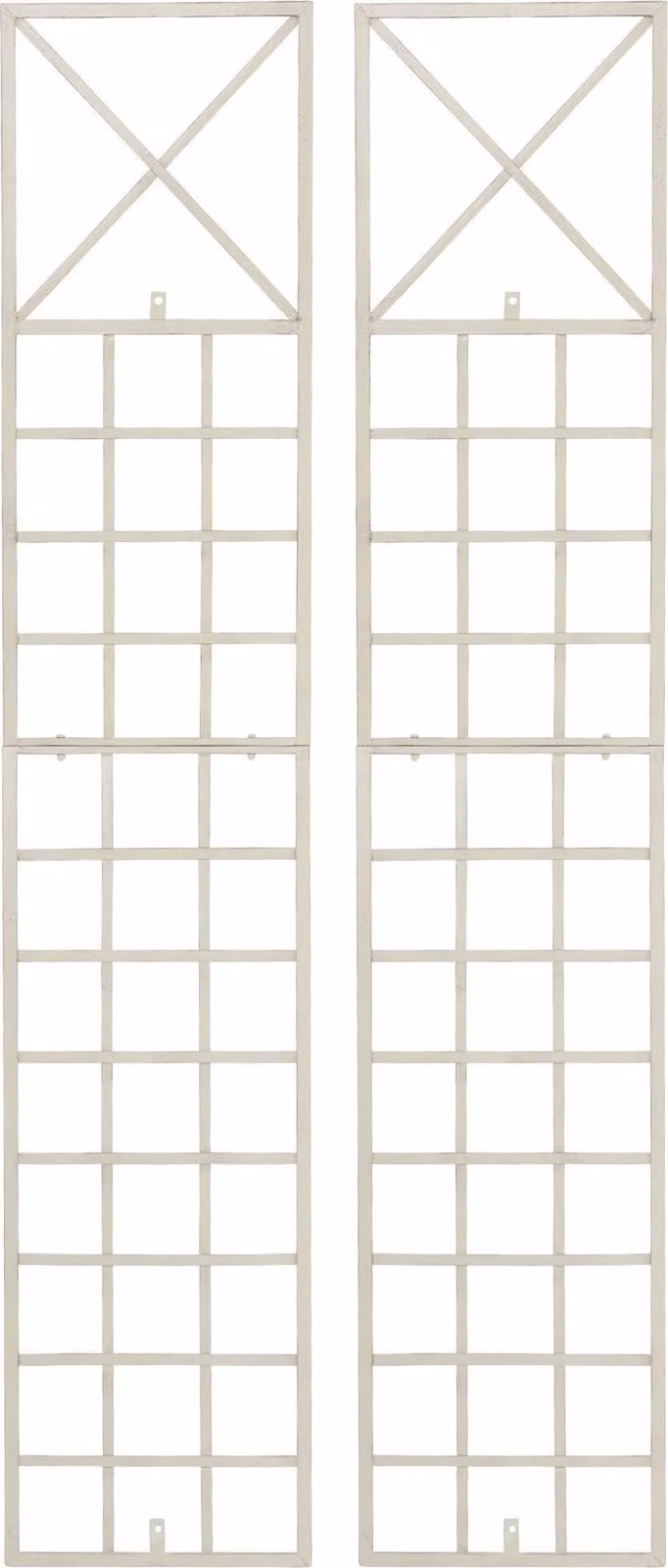 set di 2 strutture per l'arrampicata - schema da giardino - design artigianale e stabile | colore: antiquariato