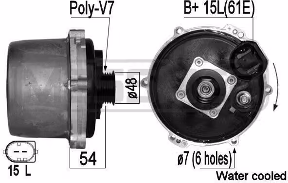 Alternatore 150A