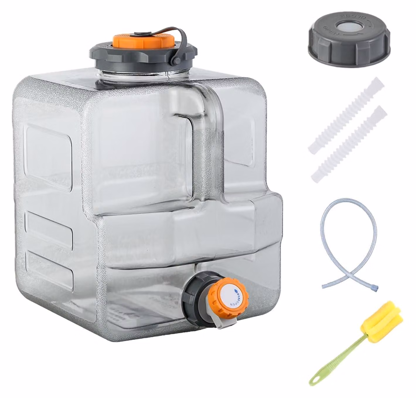 Solidchoice - Serbatoio per acqua con rubinetto, 15 litri